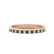a-beautiful-round-diamond-half-eternity-band-with-emerald-in-rose-gold-FD11406BGEMGR-NL-RG